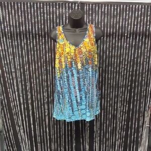 Multicolor Sleeveless Cami
